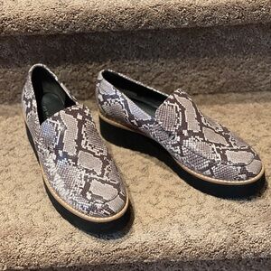 Snakeskin Slip-On Loafers